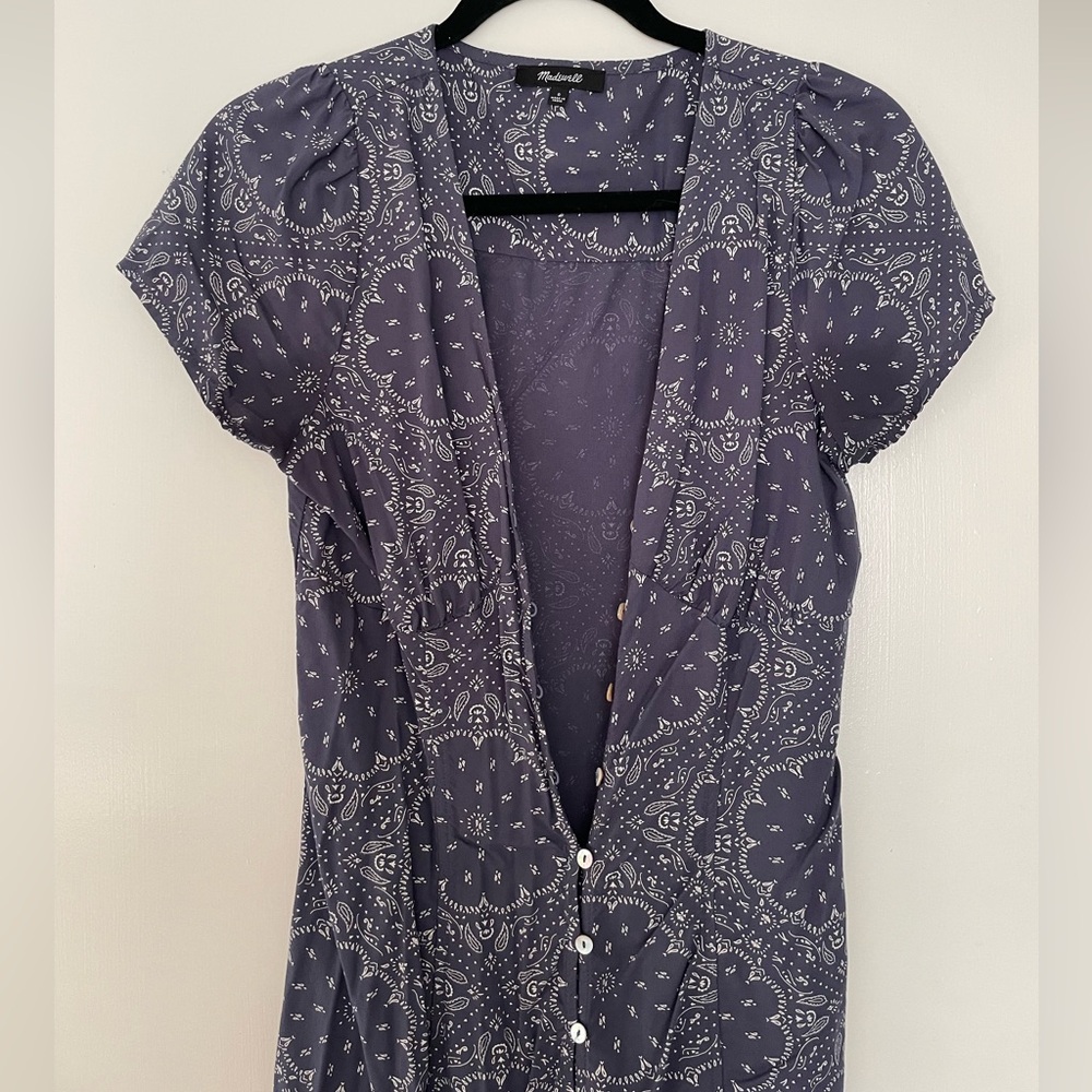Madewell Purple Mini Dress